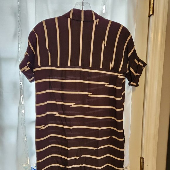 Madewell Break Stripe Courier Dress Black - Pockets XXS - Picture 7 of 8